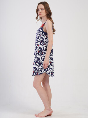 Купить Хлопковая туника большого размера на бретельках VIENETTA 4083311158	 в Украина в Lingerie.ua - Одяг для дому та відпочинку, Фото 5