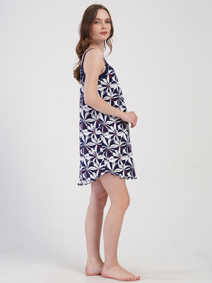 Купить Хлопковая туника большого размера на бретельках VIENETTA 4083311158	 в Украина в Lingerie.ua - Одяг для дому та відпочинку, Фото 7