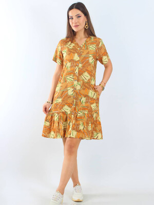 Купить Летнее платье на пуговицах с коротким рукавом JEN 05106 в Украина в Lingerie.ua - Одяг для дому та відпочинку, Фото 1