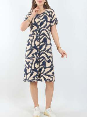 Купить Штапельный халат на молнии JEN 05102 в Украина в Lingerie.ua - Одяг для дому та відпочинку, Фото 1