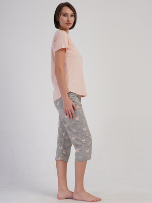 Купить Хлопковый комплект с коротким рукавом VIENETTA 4083772378 в Украина в Lingerie.ua - Одяг для дому та відпочинку, Фото 6