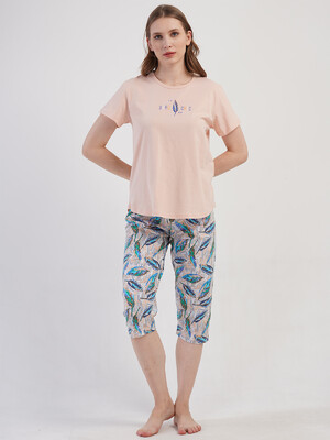 Купить Летний хлопковый комплект с коротким рукавом VIENETTA 4082118866 в Украина в Lingerie.ua - Одяг для дому та відпочинку, Фото 2