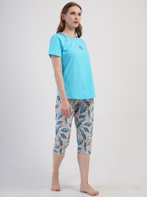 Купить Летний хлопковый комплект с коротким рукавом VIENETTA 4082118866 в Украина в Lingerie.ua - Одяг для дому та відпочинку, Фото 9