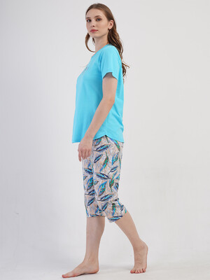 Купить Летний хлопковый комплект с коротким рукавом VIENETTA 4082118866 в Украина в Lingerie.ua - Одяг для дому та відпочинку, Фото 8