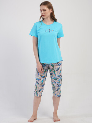 Купить Летний хлопковый комплект с коротким рукавом VIENETTA 4082118866 в Украина в Lingerie.ua - Одяг для дому та відпочинку, Фото 7