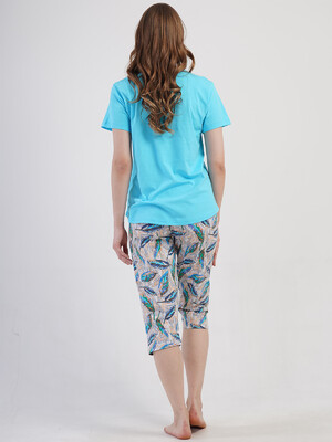 Купить Летний хлопковый комплект с коротким рукавом VIENETTA 4082118866 в Украина в Lingerie.ua - Одяг для дому та відпочинку, Фото 3