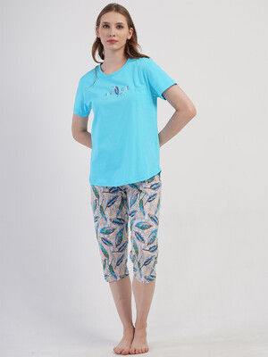 Купить Летний хлопковый комплект с коротким рукавом VIENETTA 4082118866 в Украина в Lingerie.ua - Одяг для дому та відпочинку, Фото 13