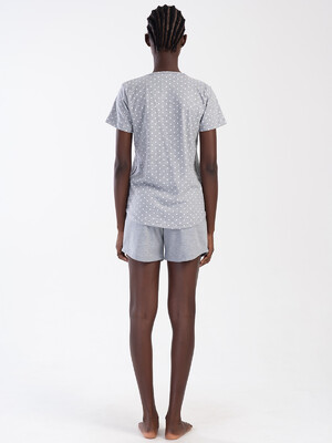 Купить Трикотажный комплект женский из футболки и шорт VIENETTA 4053650451 в Украина в Lingerie.ua - Одяг для дому та відпочинку, Фото 10