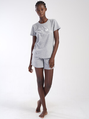 Купить Трикотажный комплект женский из футболки и шорт VIENETTA 4053650451 в Украина в Lingerie.ua - Одяг для дому та відпочинку, Фото 9