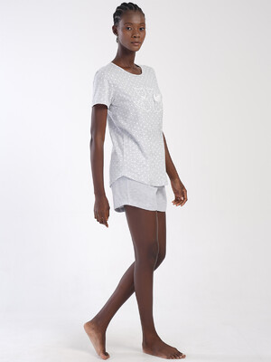 Купить Трикотажный комплект женский из футболки и шорт VIENETTA 4053650451 в Украина в Lingerie.ua - Одяг для дому та відпочинку, Фото 8