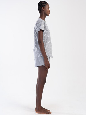 Купить Трикотажный комплект женский из футболки и шорт VIENETTA 4053650451 в Украина в Lingerie.ua - Одяг для дому та відпочинку, Фото 6