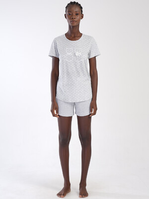 Купить Трикотажный комплект женский из футболки и шорт VIENETTA 4053650451 в Украина в Lingerie.ua - Одяг для дому та відпочинку, Фото 3