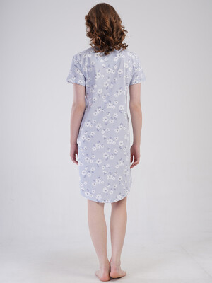 Купить Хлопковая туника с коротким рукавом VIENETTA 4084830019 в Украина в Lingerie.ua - Одяг для дому та відпочинку, Фото 3