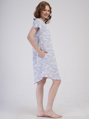 Купить Хлопковая туника с коротким рукавом VIENETTA 4084830019 в Украина в Lingerie.ua - Одяг для дому та відпочинку, Фото 4