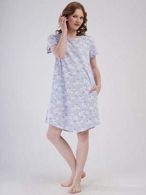 Купить Хлопковая туника с коротким рукавом VIENETTA 4084830019 в Украина в Lingerie.ua - Одяг для дому та відпочинку, Фото 6