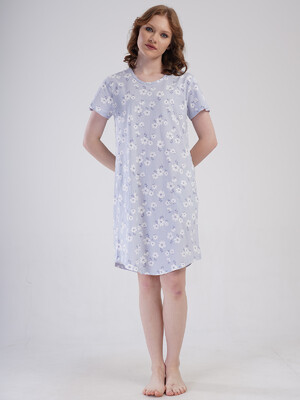 Купить Хлопковая туника с коротким рукавом VIENETTA 4084830019 в Украина в Lingerie.ua - Одяг для дому та відпочинку, Фото 8