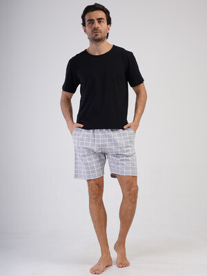 Купить Хлопковые шорты мужские в клетку VIENETTA MAN 4110154767 в Украина в Lingerie.ua - Одяг для дому та відпочинку, Фото 5