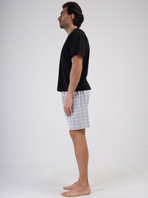 Купить Хлопковые шорты мужские в клетку VIENETTA MAN 4110154767 в Украина в Lingerie.ua - Одяг для дому та відпочинку, Фото 6