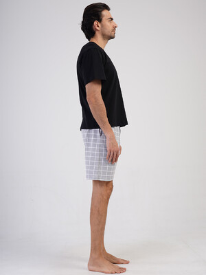 Купить Хлопковые шорты мужские в клетку VIENETTA MAN 4110154767 в Украина в Lingerie.ua - Одяг для дому та відпочинку, Фото 7