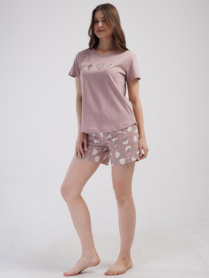 Купить Хлопковый комплект с шортами VIENETTA 4090984350 в Украина в Lingerie.ua - Одяг для дому та відпочинку, Фото 7