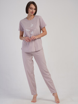 Купить Хлопковый домашний комплект с коротким рукавом VIENETTA 4082701405 в Украина в Lingerie.ua - Одяг для дому та відпочинку, Фото 3
