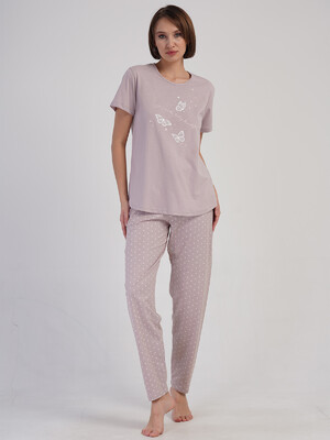 Купить Хлопковый домашний комплект с коротким рукавом VIENETTA 4082701405 в Украина в Lingerie.ua - Одяг для дому та відпочинку, Фото 7