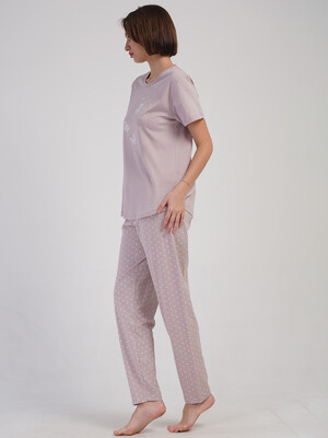 Купить Хлопковый домашний комплект с коротким рукавом VIENETTA 4082701405 в Украина в Lingerie.ua - Одяг для дому та відпочинку, Фото 8