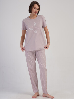 Купить Хлопковый домашний комплект с коротким рукавом VIENETTA 4082701405 в Украина в Lingerie.ua - Одяг для дому та відпочинку, Фото 9