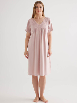 Купить Бавовняна нічна сорочка великого розміру з коротким рукавом HAYS 50244 в Украина