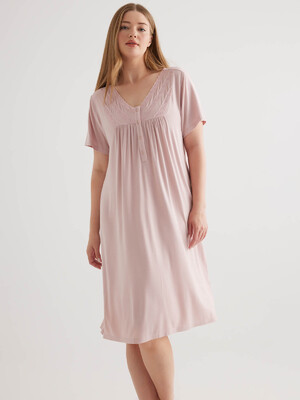 Купить Бавовняна нічна сорочка великого розміру з коротким рукавом HAYS 50244 в Украина в Lingerie.ua - Одяг для дому та відпочинку, Фото 14