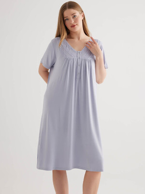 Купить Бавовняна нічна сорочка великого розміру з коротким рукавом HAYS 50244 в Украина в Lingerie.ua - Одяг для дому та відпочинку, Фото 11