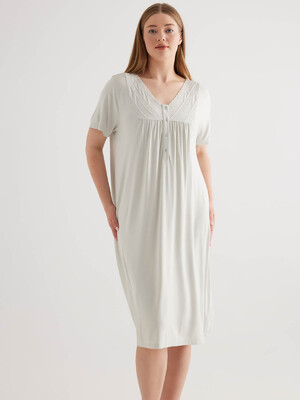 Купить Бавовняна нічна сорочка великого розміру з коротким рукавом HAYS 50244 в Украина в Lingerie.ua - Одяг для дому та відпочинку, Фото 10