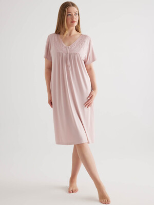 Купить Бавовняна нічна сорочка великого розміру з коротким рукавом HAYS 50244 в Украина в Lingerie.ua - Одяг для дому та відпочинку, Фото 7