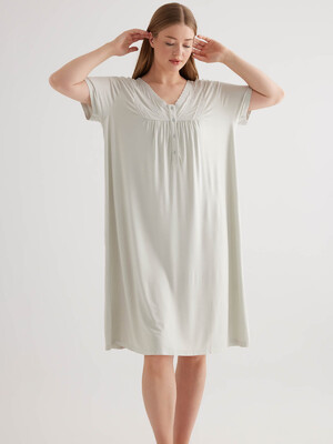 Купить Бавовняна нічна сорочка великого розміру з коротким рукавом HAYS 50244 в Украина в Lingerie.ua - Одяг для дому та відпочинку, Фото 6