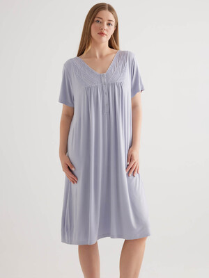 Купить Бавовняна нічна сорочка великого розміру з коротким рукавом HAYS 50244 в Украина в Lingerie.ua - Одяг для дому та відпочинку, Фото 5