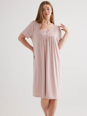 Купить Бавовняна нічна сорочка великого розміру з коротким рукавом HAYS 50244 в Украина в Lingerie.ua - Одяг для дому та відпочинку, Фото 3