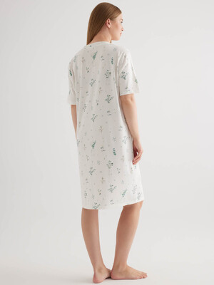 Купить Хлопковая ночная сорочка большого размера с коротким рукавом HAYS 50190 в Украина в Lingerie.ua - Одяг для дому та відпочинку, Фото 5