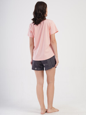 Купить Хлопковый комплект большого размера с шортами VIENETTA 4082261353 в Украина в Lingerie.ua - Одяг для дому та відпочинку, Фото 2