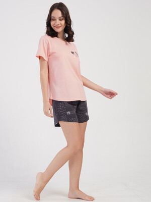 Купить Хлопковый комплект большого размера с шортами VIENETTA 4082261353 в Украина в Lingerie.ua - Одяг для дому та відпочинку, Фото 6