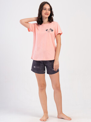 Купить Хлопковый комплект большого размера с шортами VIENETTA 4082261353 в Украина в Lingerie.ua - Одяг для дому та відпочинку, Фото 8