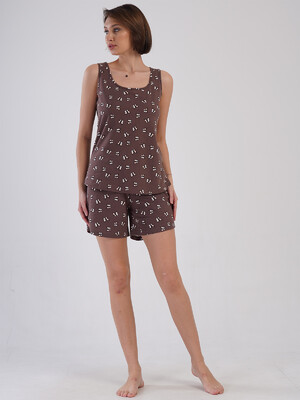 Купить Хлопковый комплект из майки и шорт VIENETTA 4081794906 в Украина в Lingerie.ua - Одяг для дому та відпочинку, Видео