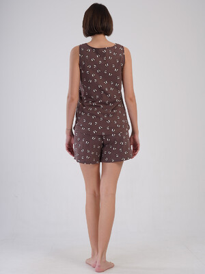 Купить Хлопковый комплект из майки и шорт VIENETTA 4081794906 в Украина в Lingerie.ua - Одяг для дому та відпочинку, Фото 2