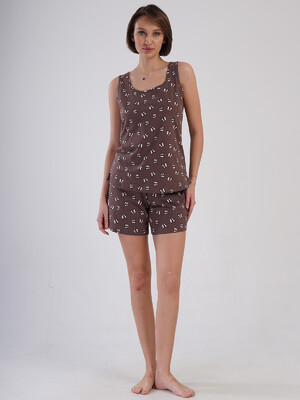 Купить Хлопковый комплект из майки и шорт VIENETTA 4081794906 в Украина в Lingerie.ua - Одяг для дому та відпочинку, Фото 6