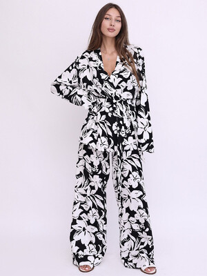 Домашний костюм из кимоно и брюк LINGERIE 170758