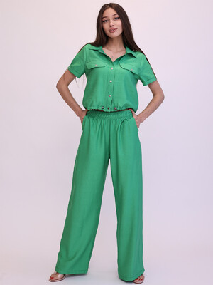 Купить Літній лляний костюм зі штанами LINGERIE 170665 Mario в Украина в Lingerie.ua - Одяг для дому та відпочинку, Фото 9