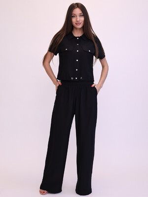 Купить Літній лляний костюм зі штанами LINGERIE 170665 Mario в Украина в Lingerie.ua - Одяг для дому та відпочинку, Фото 4