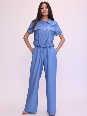 Купить Літній лляний костюм зі штанами LINGERIE 170665 Mario в Украина в Lingerie.ua - Одяг для дому та відпочинку, Фото 12