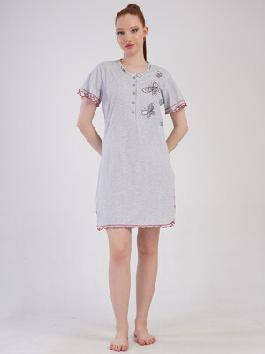 Купить Трикотажна нічна сорочка з коротким рукавом VIENETTA 5010295325 в Украина в Lingerie.ua - Одяг для дому та відпочинку, Фото 3