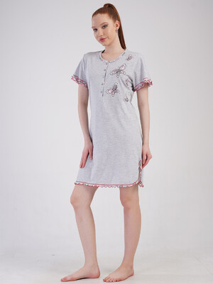 Купить Трикотажна нічна сорочка з коротким рукавом VIENETTA 5010295325 в Украина в Lingerie.ua - Одяг для дому та відпочинку, Фото 5