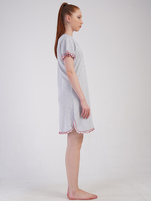 Купить Трикотажна нічна сорочка з коротким рукавом VIENETTA 5010295325 в Украина в Lingerie.ua - Одяг для дому та відпочинку, Фото 6